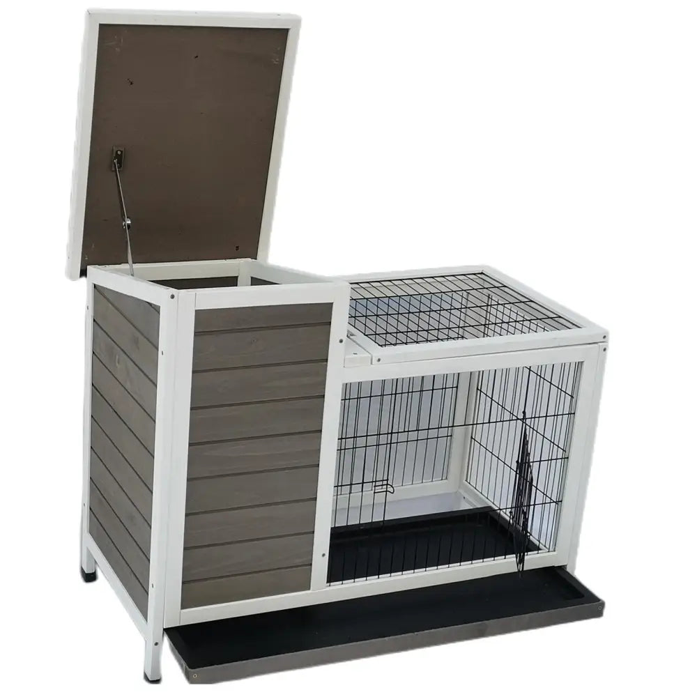 YES4PETS Rabbit Hutch House Cage Guinea Pig Ferret Cage - Pet Care > Coops & Hutches > Small Animal Habitats & Cages