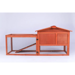 YES4PETS Rabbit Hutch Metal Run Wooden Cage Guinea Pig Cage House - Pet Care > Coops & Hutches > Small Animal Habitats