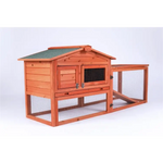 YES4PETS Rabbit Hutch Metal Run Wooden Cage Guinea Pig Cage House - Pet Care > Coops & Hutches > Small Animal Habitats