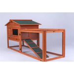 YES4PETS Rabbit Hutch Metal Run Wooden Cage Guinea Pig Cage House - Pet Care > Coops & Hutches > Small Animal Habitats