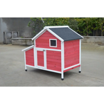 YES4PETS Red Chicken Coop Rabbit Hutch Cat Cage Hen Chook House - Pet Care > Coops & Hutches > Small Animal Habitats &