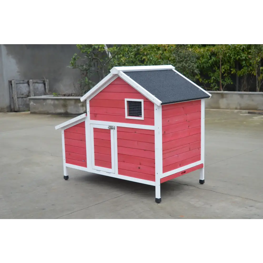 YES4PETS Red Chicken Coop Rabbit Hutch Cat Cage Hen Chook House - Pet Care > Coops & Hutches > Small Animal Habitats &