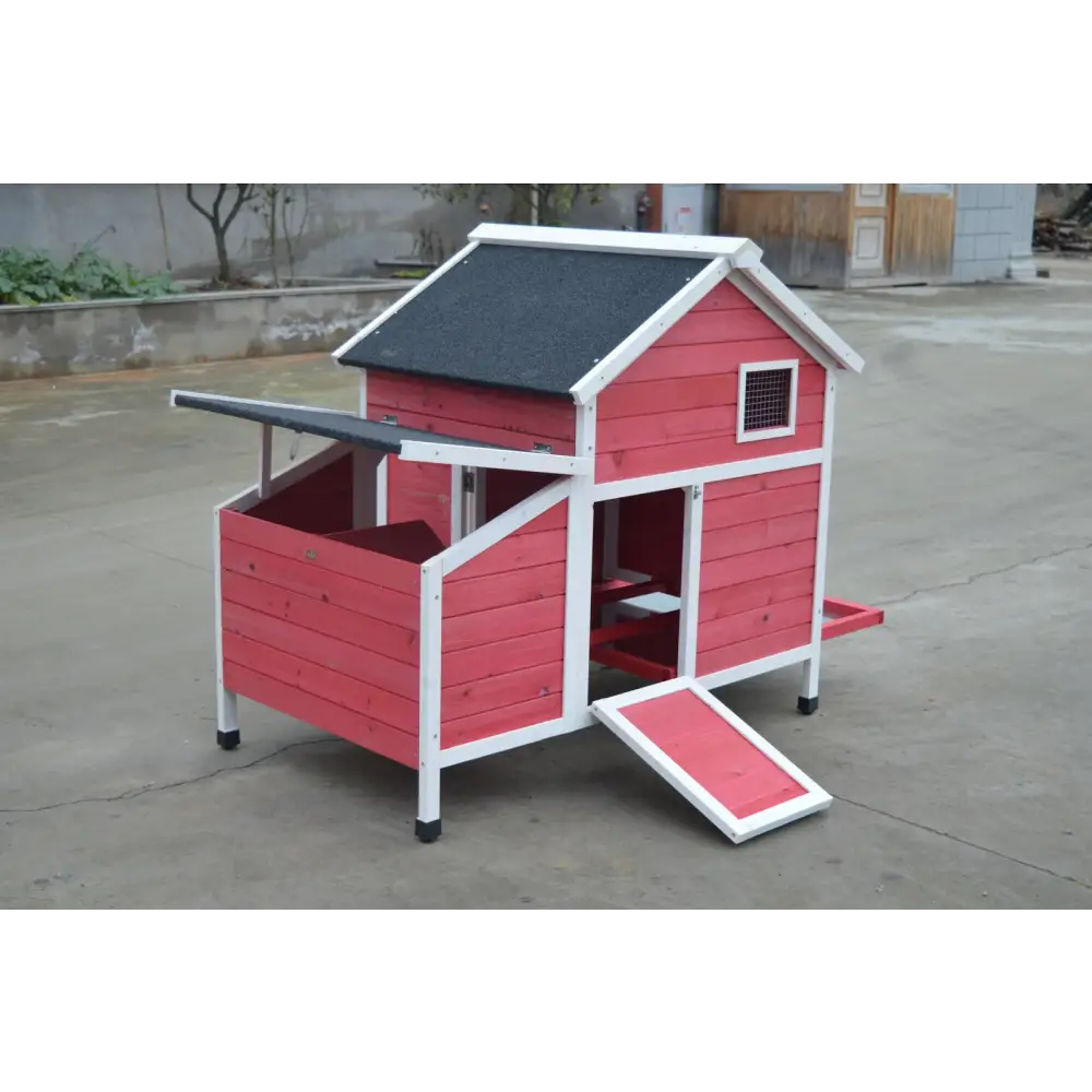 YES4PETS Red Chicken Coop Rabbit Hutch Cat Cage Hen Chook House - Pet Care > Coops & Hutches > Small Animal Habitats &