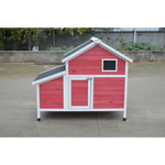 YES4PETS Red Chicken Coop Rabbit Hutch Cat Cage Hen Chook House - Pet Care > Coops & Hutches > Small Animal Habitats &