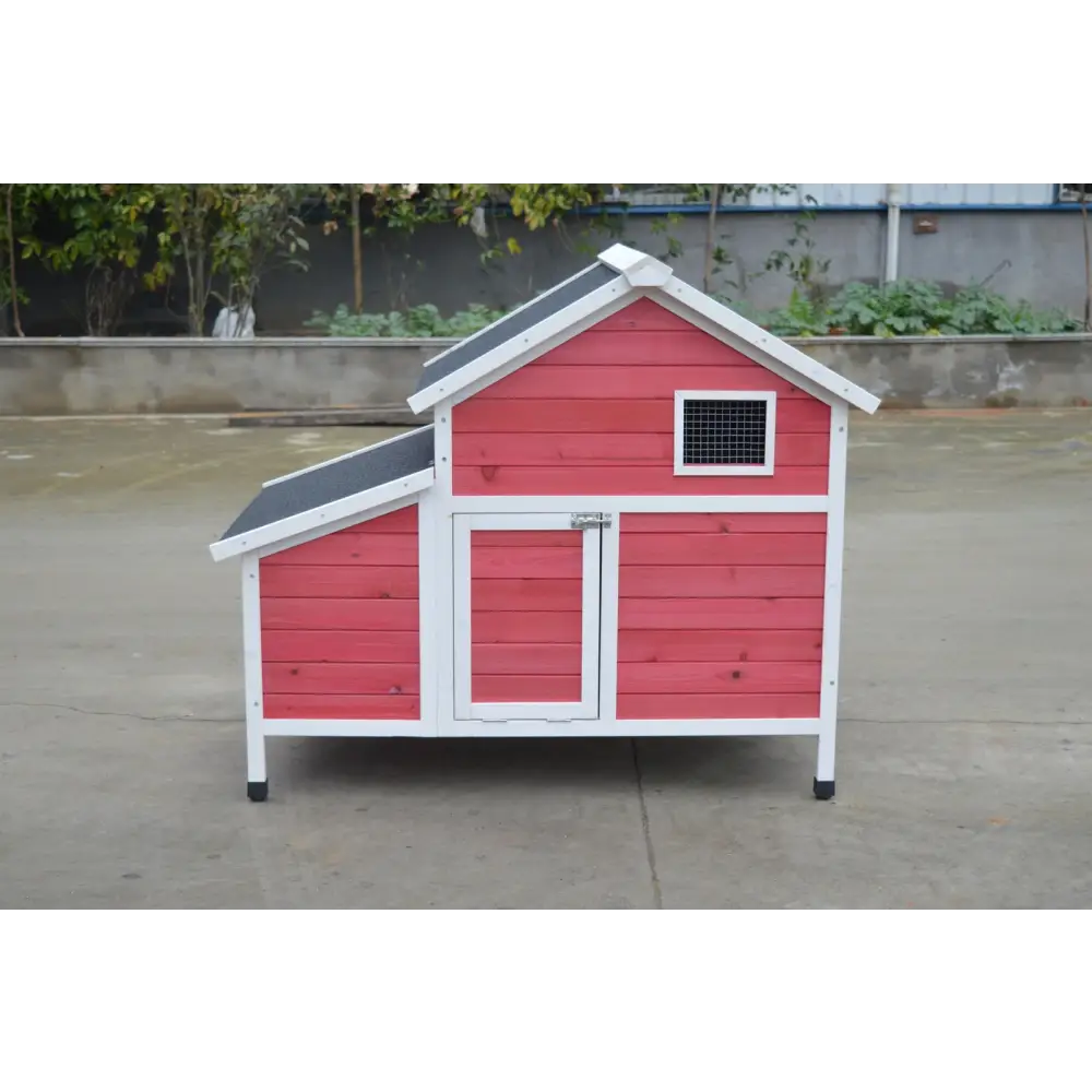YES4PETS Red Chicken Coop Rabbit Hutch Cat Cage Hen Chook House - Pet Care > Coops & Hutches > Small Animal Habitats &