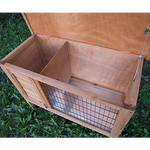 YES4PETS Single Wooden Pet Rabbit Hutch Guinea Pig Cage with Slide out Tray - Pet Care > Coops & Hutches > Small Animal