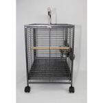 YES4PETS Small Bird Transport Budgie Cage Parrot Aviary Carrier With Wheel - Pet Care > Bird > Bird Cages & Stands