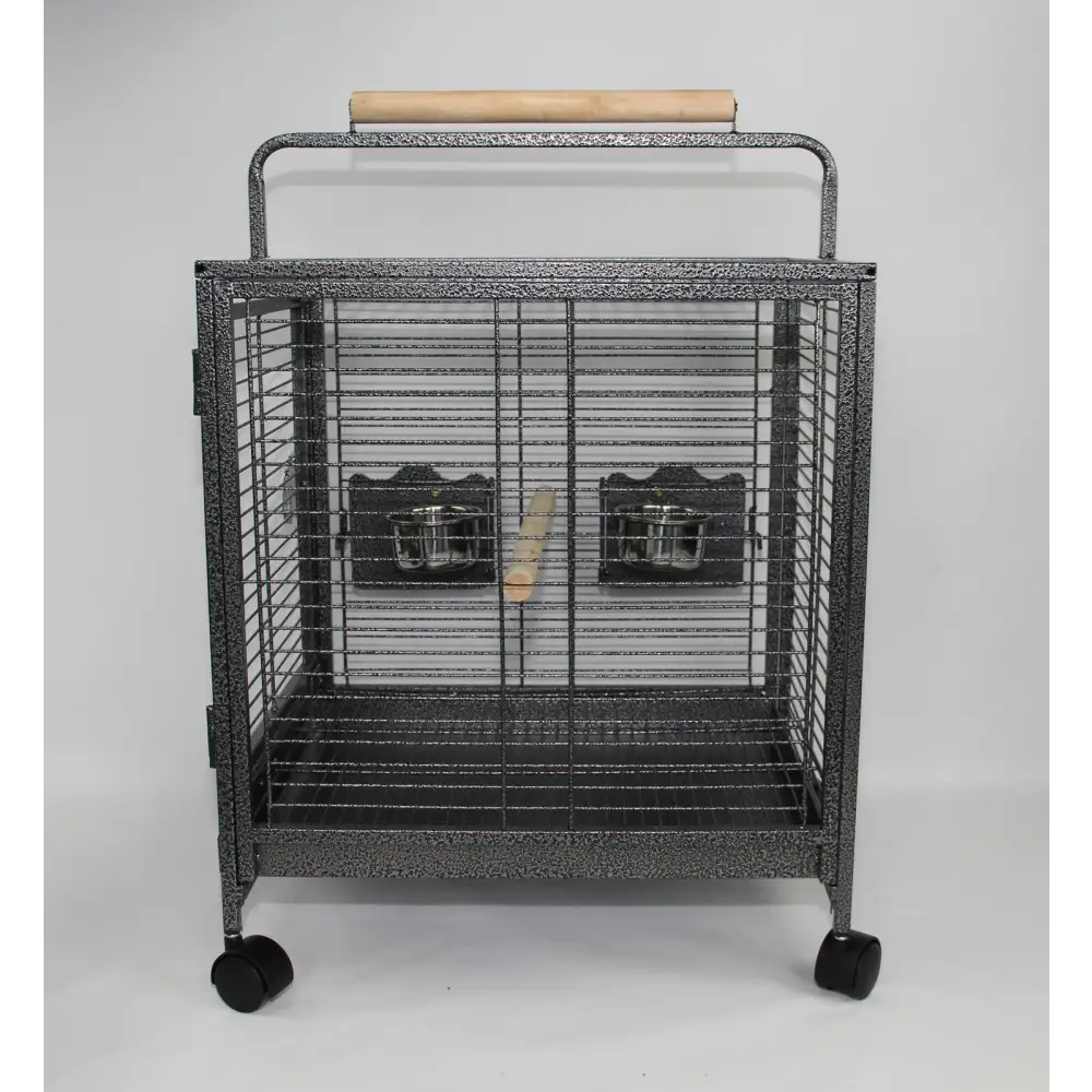 YES4PETS Small Bird Transport Budgie Cage Parrot Aviary Carrier With Wheel - Pet Care > Bird > Bird Cages & Stands