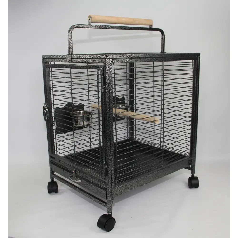 YES4PETS Small Bird Transport Budgie Cage Parrot Aviary Carrier With Wheel - Pet Care > Bird > Bird Cages & Stands