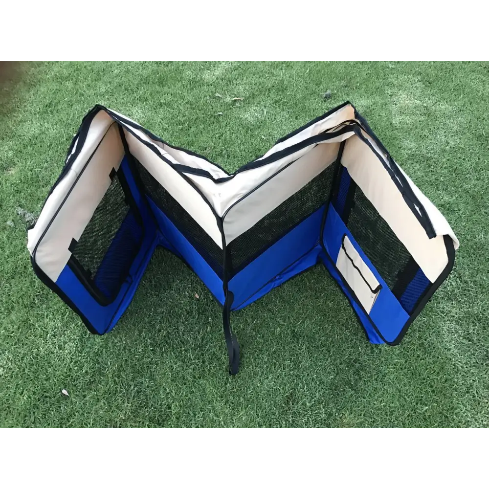 YES4PETS Small Blue Dog Cat Puppy Rabbit Guinea Pig Cage Cat Soft Playpen - Pet Care > Dog Supplies > Dog Playpens &