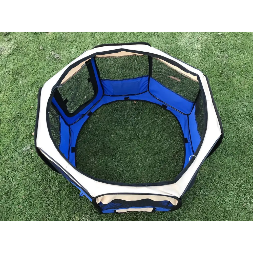YES4PETS Small Blue Dog Cat Puppy Rabbit Guinea Pig Cage Cat Soft Playpen - Pet Care > Dog Supplies > Dog Playpens &