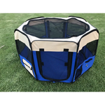 YES4PETS Small Blue Dog Cat Puppy Rabbit Guinea Pig Cage Cat Soft Playpen - Pet Care > Dog Supplies > Dog Playpens &