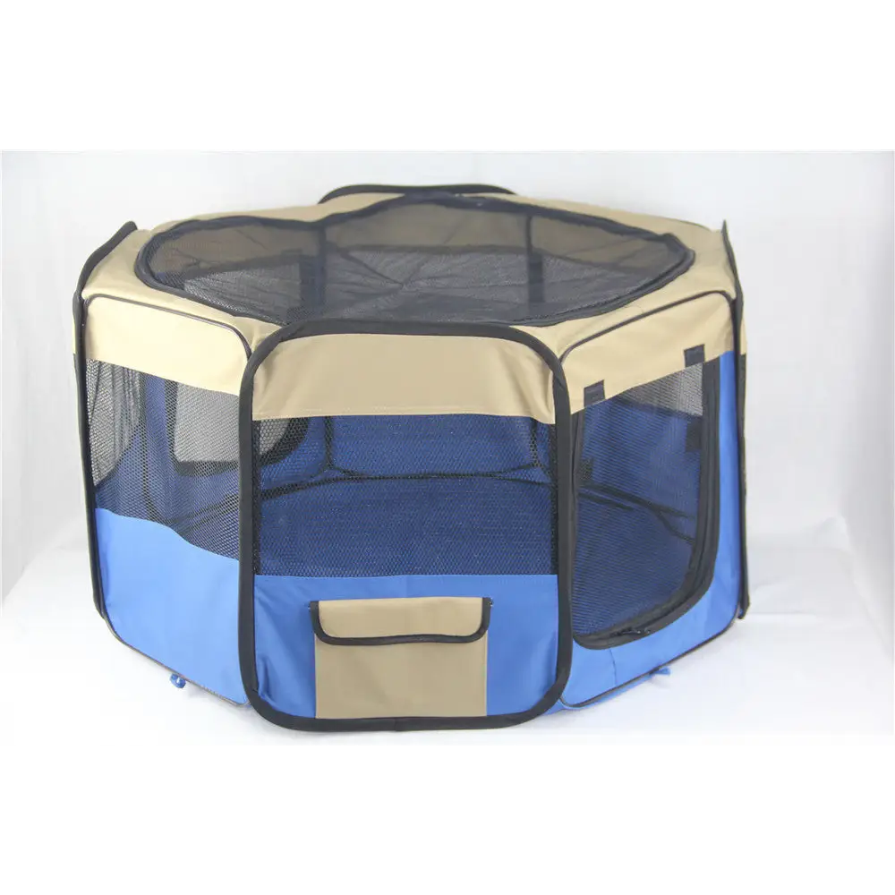YES4PETS Small Blue Dog Cat Puppy Rabbit Guinea Pig Cage Cat Soft Playpen - Pet Care > Dog Supplies > Dog Playpens &