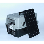 YES4PETS Small Dog Cat Crate Pet Airline Carrier Cage With Bowl and Tray-Black - Pet Care > Dog Supplies > Dog Carriers