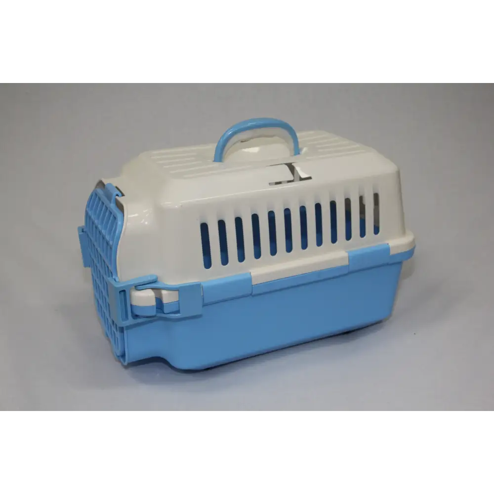 YES4PETS Small Dog Cat Crate Pet Carrier Rabbit Guinea Pig Cage With Tray-Blue - Pet Care > Dog Supplies > Dog Carriers