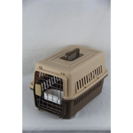 YES4PETS Small Dog Cat Rabbit Crate Pet Carrier Airline Cage With Bowl and Tray-Brown - Pet Care > Dog Supplies > Dog