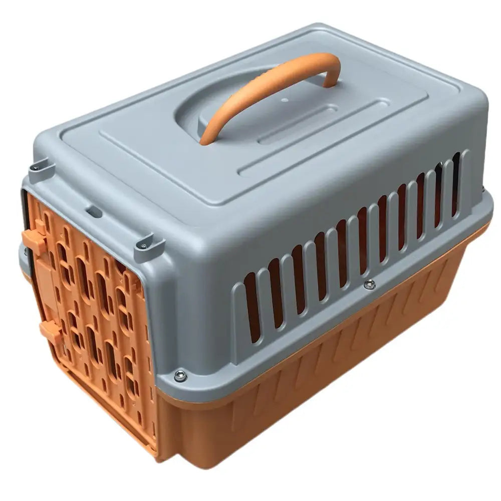 YES4PETS Small Dog Cat Rabbit Crate Pet Guinea Pig Carrier Kitten Cage Orange - Pet Care > Dog Supplies > Dog Carriers