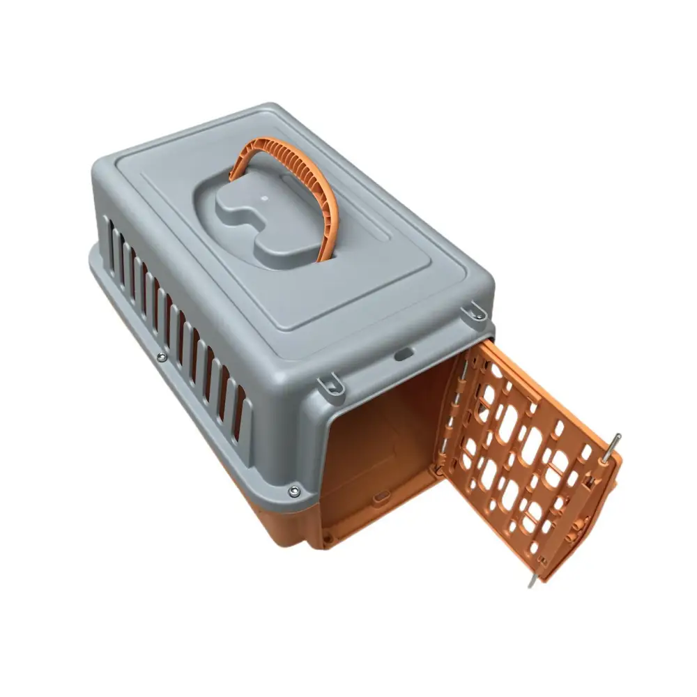 YES4PETS Small Dog Cat Rabbit Crate Pet Guinea Pig Carrier Kitten Cage Orange - Pet Care > Dog Supplies > Dog Carriers