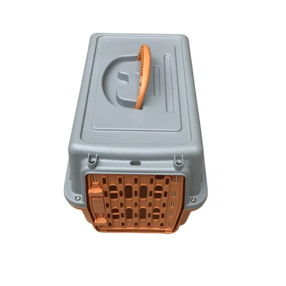 YES4PETS Small Dog Cat Rabbit Crate Pet Guinea Pig Carrier Kitten Cage Orange - Pet Care > Dog Supplies > Dog Carriers