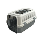 YES4PETS Small Dog Cat Rabbit Crate Pet Kitten Carrier Parrot Cage Grey - Pet Care > Dog Supplies > Dog Carriers &