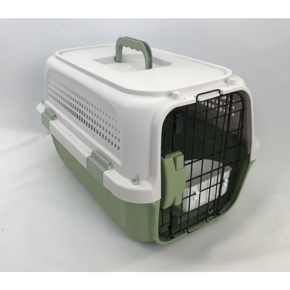 YES4PETS Small Dog Cat Rabbit Crate Pet Kitten Carrier Parrot Cage Green - Pet Care > Dog Supplies > Dog Carriers &