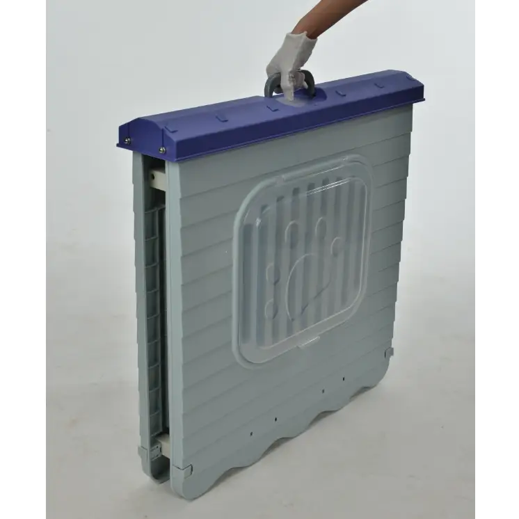 YES4PETS Small Foldable Plastic Pet Dog Puppy House Kennel Blue - Pet Care > Dog Supplies > Dog Playpens & Gates