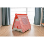 YES4PETS Small Foldable Plastic Pet Dog Puppy House Kennel Pink - Pet Care > Dog Supplies > Dog Playpens & Gates