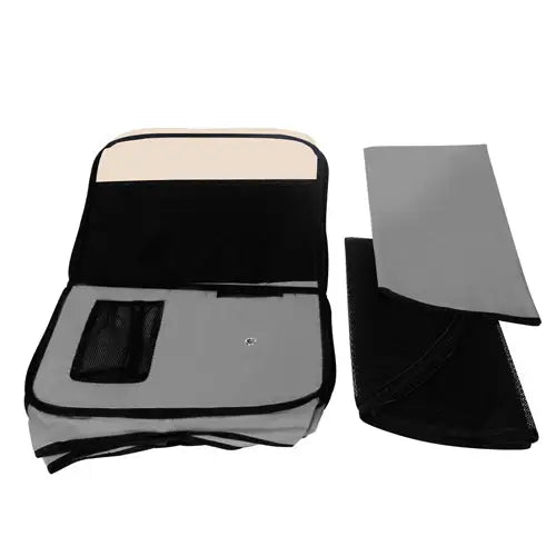 YES4PETS Small Grey Dog Cat Puppy Rabbit Guinea Pig Cat Soft Playpen - Pet Care > Dog Supplies > Dog Playpens & Gates