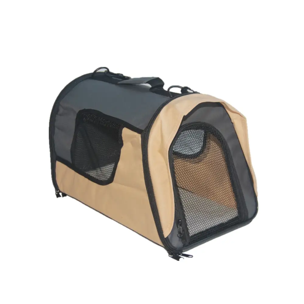 YES4PETS Small Pet Dog Cat Rabbit Guinea Pig Ferret Carrier Travel Bag-Grey - Pet Care > Dog Supplies > Dog Carriers &