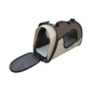 YES4PETS Small Pet Dog Cat Rabbit Guinea Pig Ferret Carrier Travel Bag-Brown - Pet Care > Cat Supplies > Cat Carriers &