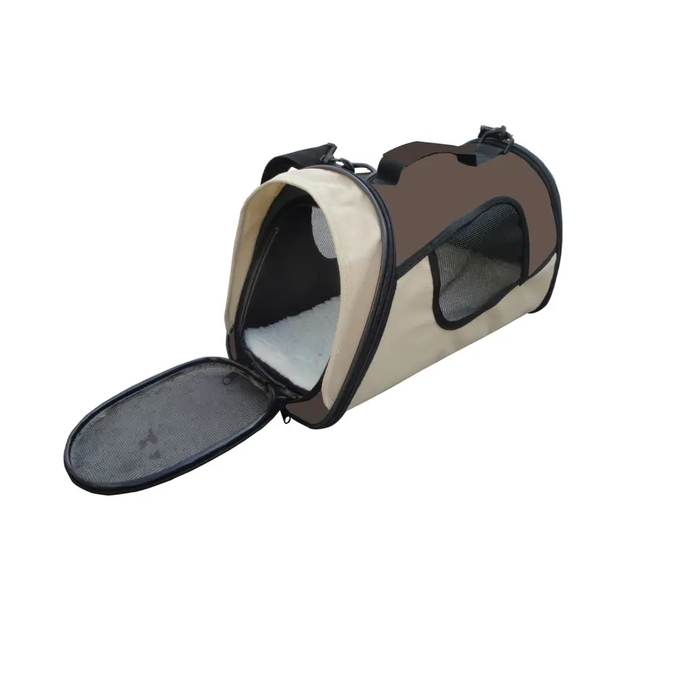 YES4PETS Small Pet Dog Cat Rabbit Guinea Pig Ferret Carrier Travel Bag-Brown - Pet Care > Cat Supplies > Cat Carriers &