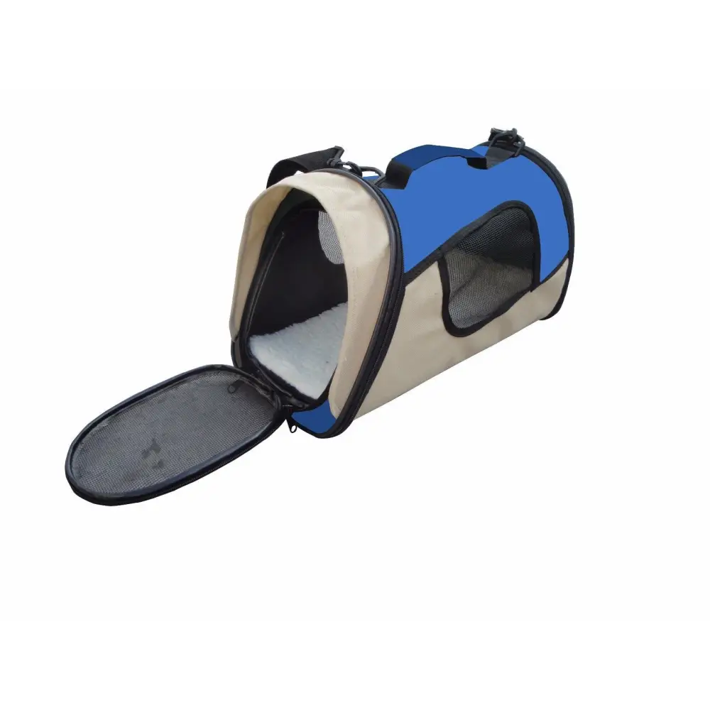 YES4PETS Small Pet Dog Cat Rabbit Guinea Pig Ferret Carrier Travel Bag-Blue - Pet Care > Cat Supplies > Cat Carriers &