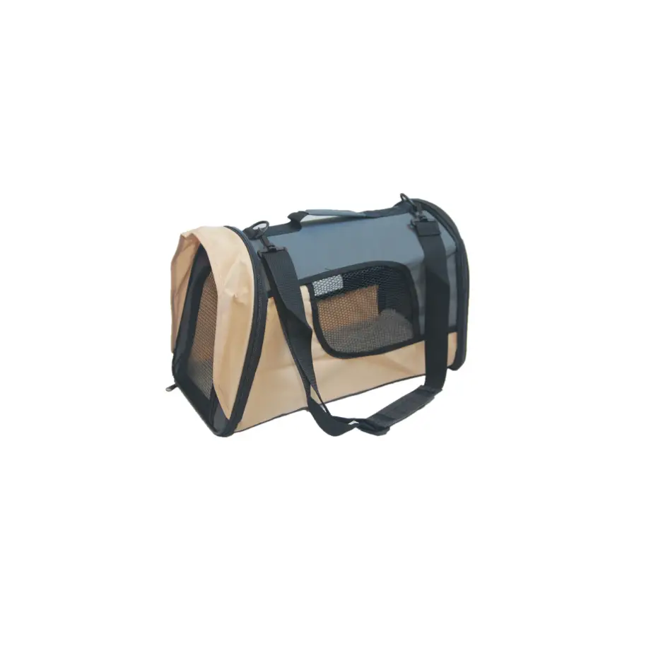 YES4PETS Small Pet Dog Cat Rabbit Guinea Pig Ferret Carrier Travel Bag-Grey - Pet Care > Dog Supplies > Dog Carriers &