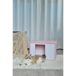 YES4PETS Small Plastic Pet Dog Puppy Cat House Kennel Pink - Pet Care > Dog Supplies > Dog Playpens & Gates