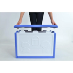 YES4PETS Small Plastic Pet Dog Puppy House Kennel Blue - Pet Care > Dog Supplies > Dog Playpens & Gates