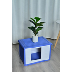 YES4PETS Small Plastic Pet Dog Puppy House Kennel Blue - Pet Care > Dog Supplies > Dog Playpens & Gates