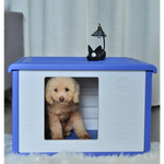 YES4PETS Small Plastic Pet Dog Puppy House Kennel Blue - Pet Care > Dog Supplies > Dog Playpens & Gates