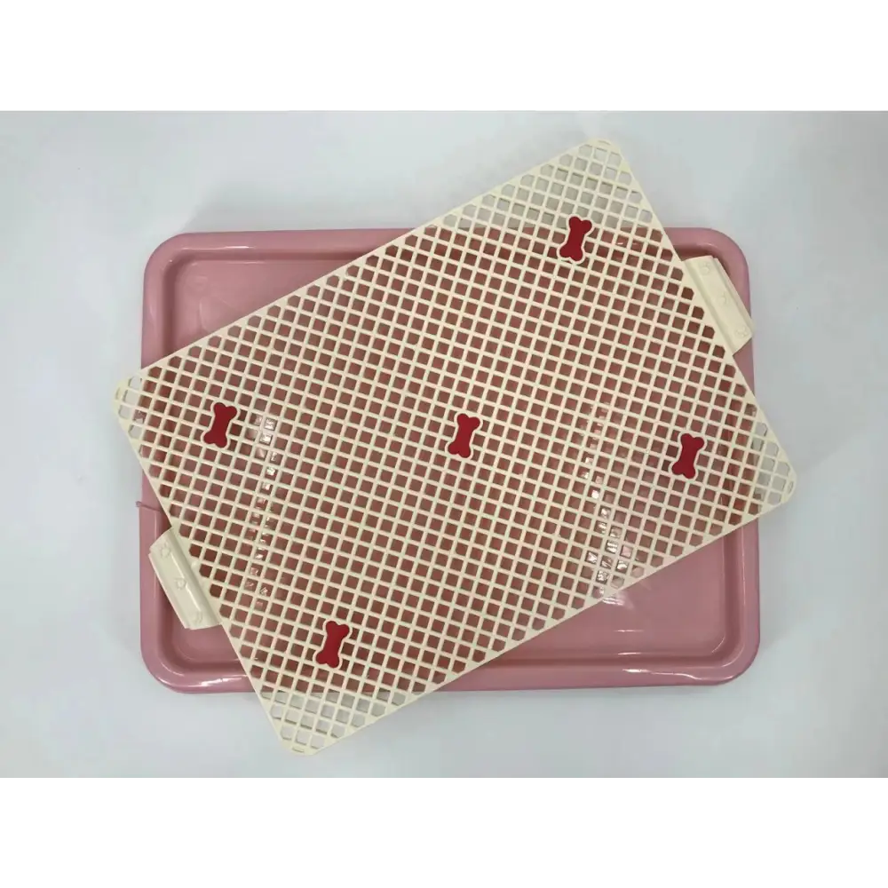 YES4PETS Small Portable Dog Potty Training Tray Mat Pet Puppy Toilet Trays Loo Pad Pink - Pet Care > Dog Supplies > Dog