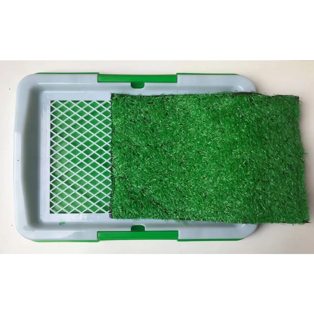 YES4PETS Small Portable Dog Potty Training Tray Pet Puppy Toilet Trays Loo Pad Mat 45x33 cm - Pet Care > Dog Supplies >