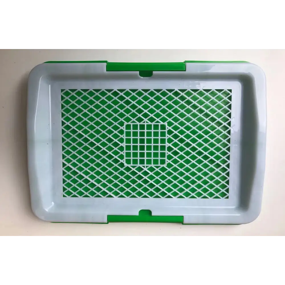 YES4PETS Small Portable Dog Potty Training Tray Pet Puppy Toilet Trays Loo Pad Mat 45x33 cm - Pet Care > Dog Supplies >