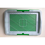 YES4PETS Small Portable Dog Potty Training Tray Pet Puppy Toilet Trays Loo Pad Mat 45x33 cm - Pet Care > Dog Supplies >
