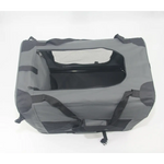 YES4PETS Small Portable Foldable Dog Cat Puppy Soft Crate Rabbit Cage-Grey - Pet Care > Dog Supplies > Dog Carriers &