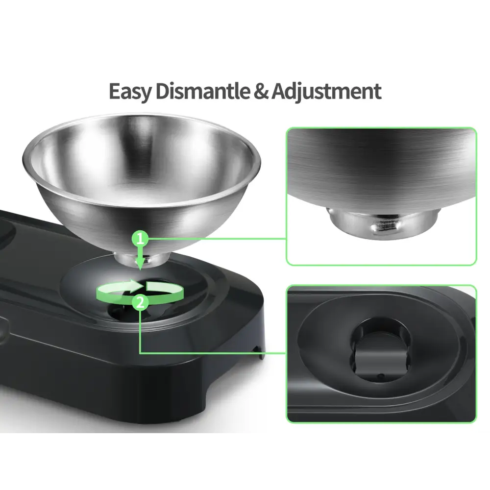 YES4PETS Stainless Steel Pet Bowl Water Bowls Portable Anti Slip Skid Feeder Dog Rabbit Cat - Pet Care > Dog Supplies >