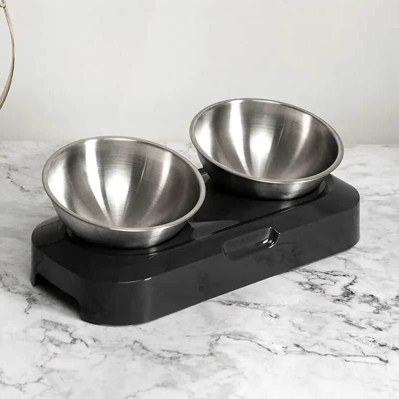 YES4PETS Stainless Steel Pet Bowl Water Bowls Portable Anti Slip Skid Feeder Dog Rabbit Cat - Pet Care > Dog Supplies >