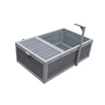 YES4PETS Tortoise House Turtle Habitat Enclosure Wooden Small Animal Hutch Indoor Outdoor - Pet Care > Coops & Hutches