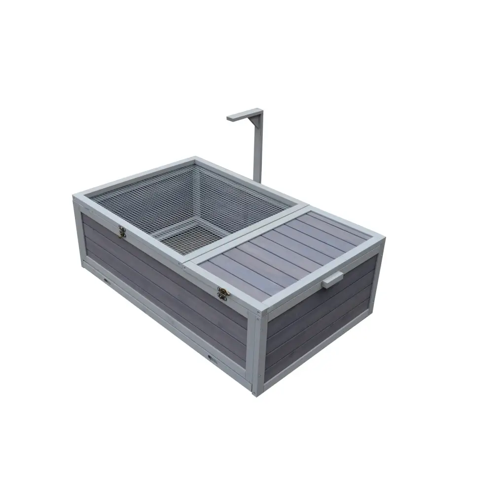 YES4PETS Tortoise House Turtle Habitat Enclosure Wooden Small Animal Hutch Indoor Outdoor - Pet Care > Coops & Hutches