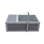 YES4PETS Tortoise House Turtle Habitat Enclosure Wooden Small Animal Hutch Indoor Outdoor - Pet Care > Coops & Hutches