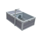 YES4PETS Tortoise House Turtle Habitat Enclosure Wooden Small Animal Hutch Indoor Outdoor - Pet Care > Coops & Hutches