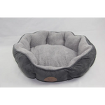 YES4PETS Washable Blue / Grey Fleece Soft Pet Dog Cat Bed-Medium - Pet Care > Dog Supplies > Dog Beds