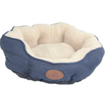 YES4PETS Washable Blue / Grey Fleece Soft Pet Dog Cat Bed-Medium - Pet Care > Dog Supplies > Dog Beds